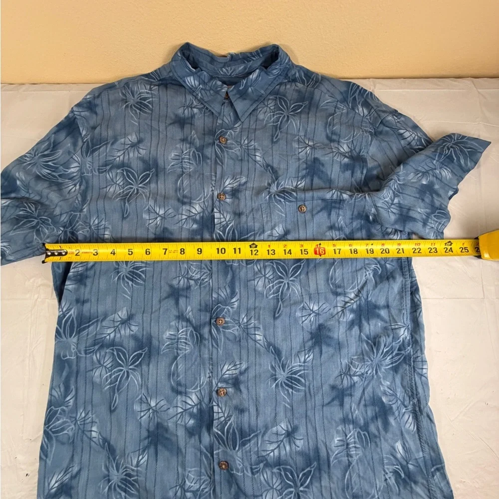 Tropical Blue Floral Men's Shirt‎